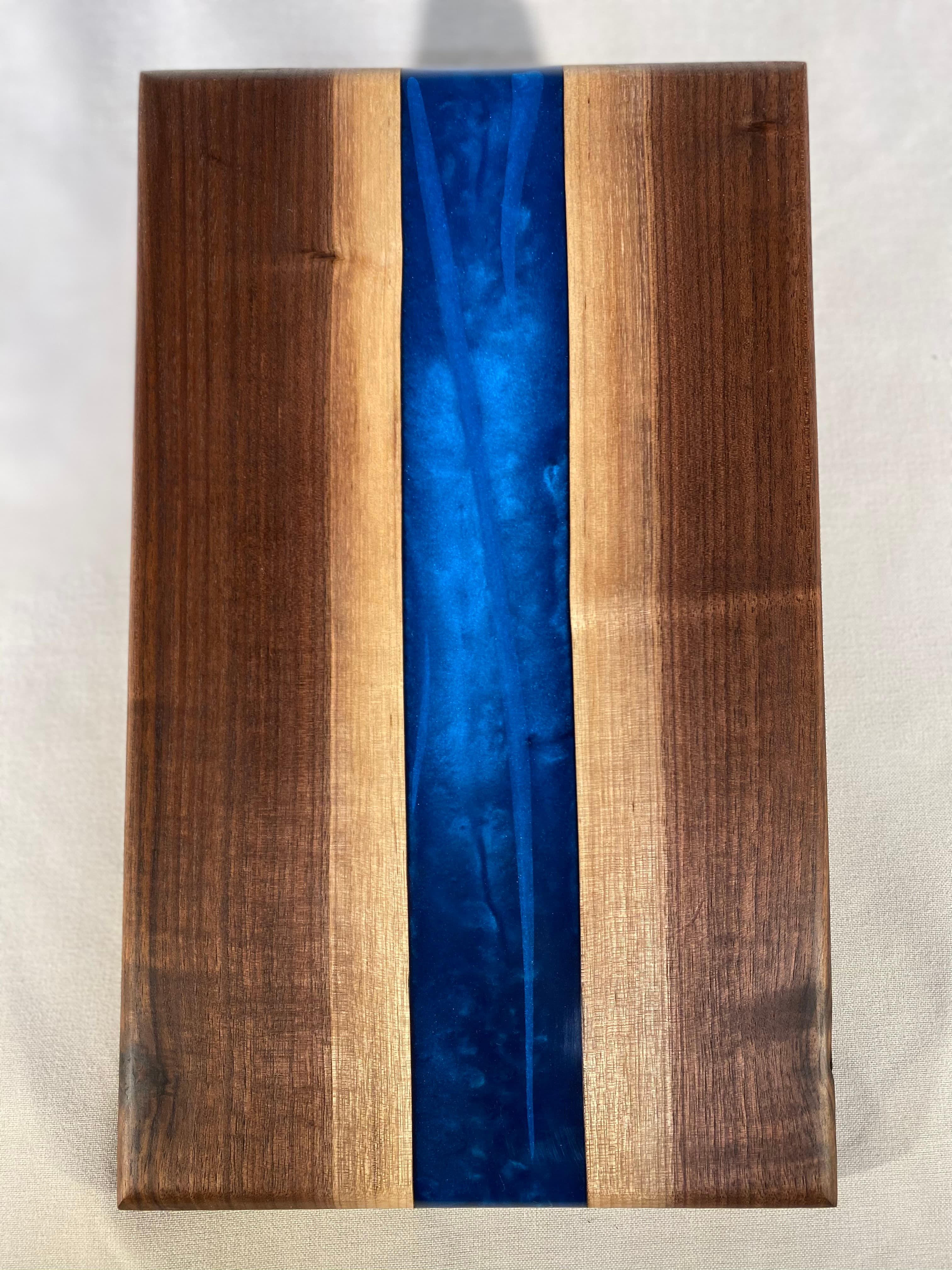 Live edge epoxy serving tray